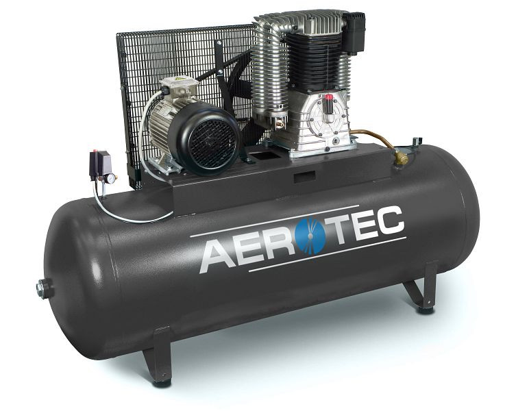 AEROTEC 1100-500 PRO AK50 - 10 bar Druckluft Kolbenkompressor liegend 400 Volt, 2005381