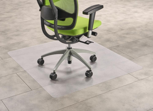 Deskin Bodenschutzmatte aus PET für Hartböden, Transparent, 1200 mm, 1800 x 1200 mm, 347991