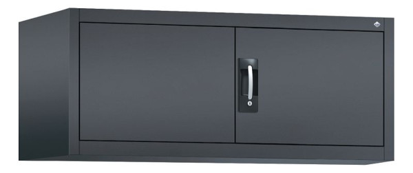 C+P Aufsatzschrank Acurado, H500xB1200xT600mm, Farbe: Schwarzgrau, Muldengriff, 9494-000 S10028