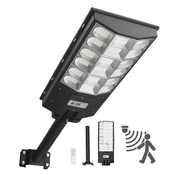 VEVOR Solar-Straßenlaterne 900000 LM, 12 kW, LED mit Dämmerungssensor & Bewegungsmelder, IP65, Weitwinkel-Außenleuchte, YTSTYNLDHS1J5SNJ5001V9