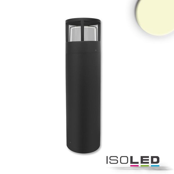 ISOLED LED Wegeleuchte Poller-5, 50cm, 6W, sandschwarz, warmweiß, 114280