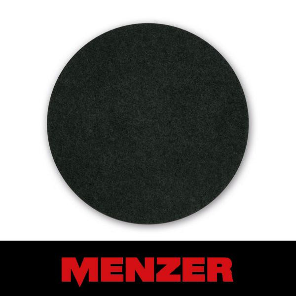 Menzer Superpad, Ø 330 mm, schwarz, Strapazierfähiger Polyester, VE: 5, 242011000
