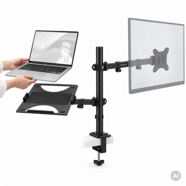 Jan Nowak Monitor- und Laptophalterung 2-in-1 schwarz, MARK, 2720