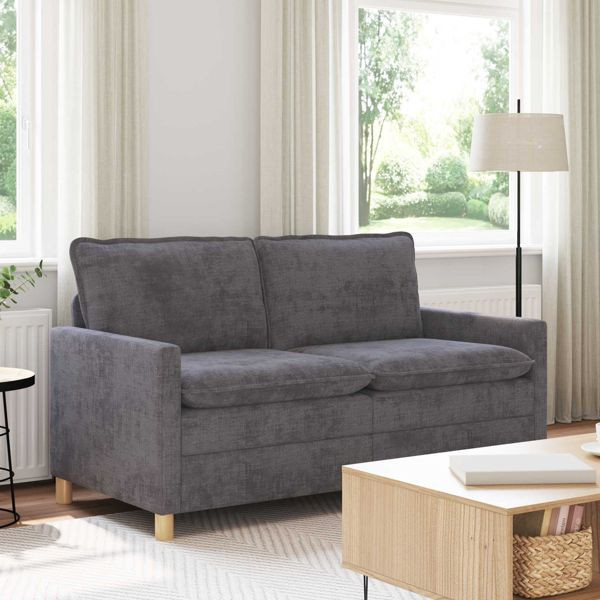 vidaXL Sofa Dunkelgrau 156 x 81 x 87,5 cm Polyester, 42028863