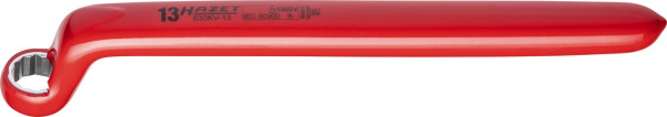 Hazet Einringschlüssel, schutzisoliert, Außen-Doppel-Sechskant Profil, 13 mm, 630KV-13