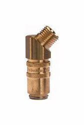 Riegler Temperierkupplung DN 6 mit Außengewindeanschluss, mit Absperrventil, 107920