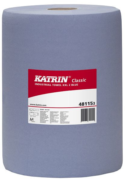 Katrin Putzpapier - Classic XXL 2 blue Laminated, 38,0 x 38,0 cm, 2-lagig, 481153