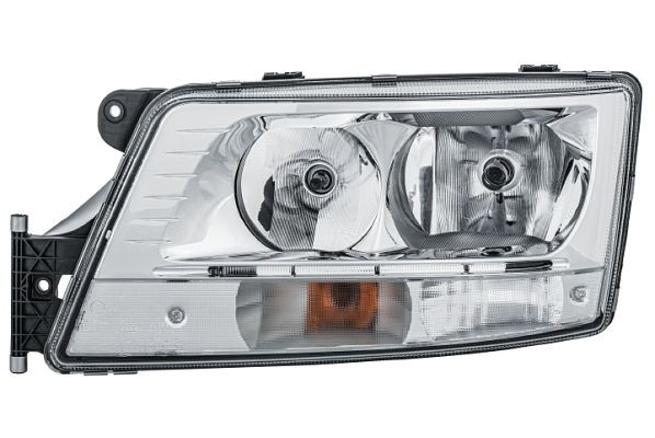 HELLA LED/Halogen-Hauptscheinwerfer, für u.a. MAN TGX/TGS, ECE, für Rechtsverkehr, links, 1EH 354 987-131