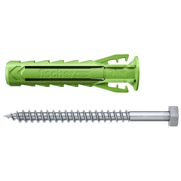 Fischer Spreizdübel SX Plus Green 12 x 60 S mit Schraube, 567869