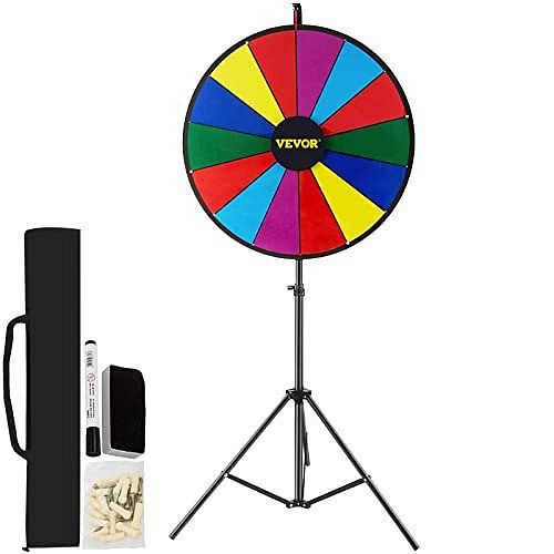 VEVOR Glücksrad 46 cm für Lotteriespiele zum Drehen, 18YCSJZCCSZL00001V0