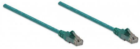INTELLINET Netzwerkkabel, Cat6, U/UTP, CCA, RJ45-Stecker/RJ45-Stecker, 5,0 m, grün, 343718