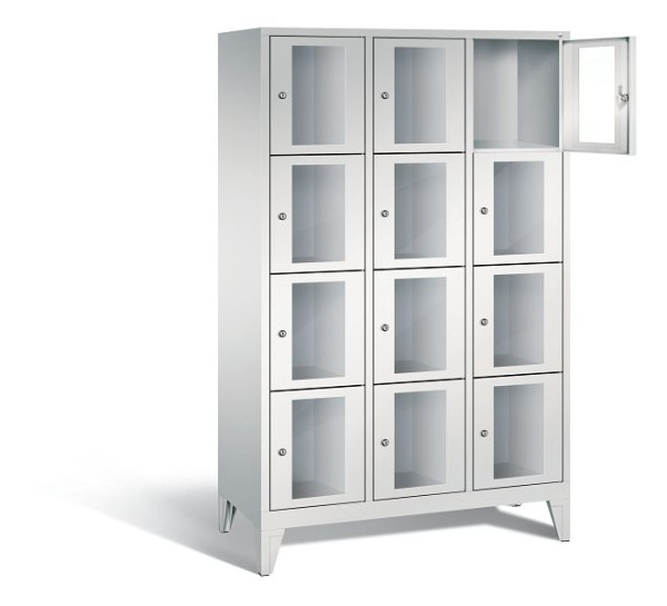 C+P Schließfachschrank Classic, H1850xB1200xT500mm, Farbe: Lichtgrau, 8010A324 S10000