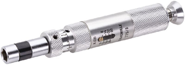 STAHLWILLE Drehmomentschraubendreher TORSIOMAX Nr.775A/3 0,2-3 inlb Werkzeugaufnahme F 6,3, 51460003