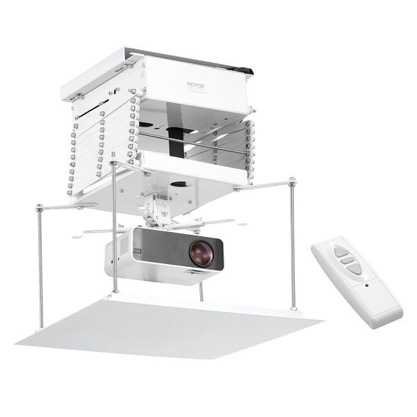 VEVOR Motorisierter Projektorlift Elektrischer Projektorlift, Einstellbar 1,5m, DDTYYSJJ15M0XJEU3V2