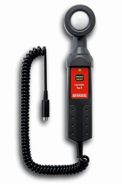 Benning Luxmeter Typ B, Beleuchtungsstärkesensor, 044111