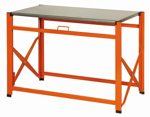 Bahco ausziehbare Werkbank mit verzinkter Arbeits- und Ablagefläche, 1.200 x 500 x 840 mm, 23 kg, 1495FWB120TS