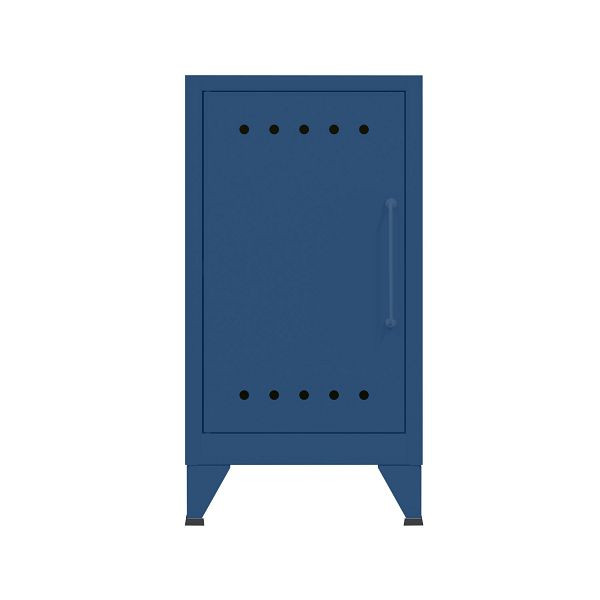 Bisley Fern Ablageschrank, inkl. einem festen Fachboden, Griff rechts, 639 oxfordblau, FERMINLH639