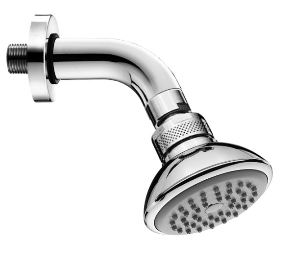 Benkiser Komfort Kopfbrause, selbstreinigende Antikalk-Düsen, ca. 12 L/Min. (2 bar Fließdruck), 5951202