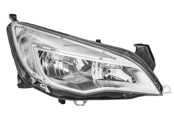 HELLA FF/Halogen-Hauptscheinwerfer, für u.a. Opel Astra J (P10), chrom, ECE, für Rechtsverkehr, rechts, 1EG 010 011-321