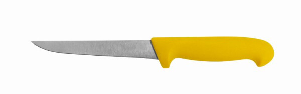 Schneider Ausbeinmesser, gerade Klinge, Klingenlänge 150 mm, gelber Griff, 268015
