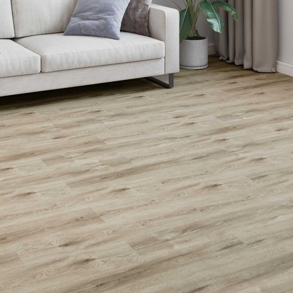 vidaXL Laminatboden 15-teilig Gestrichenes Braun 101 x 20 x 0,8 cm, 42034102