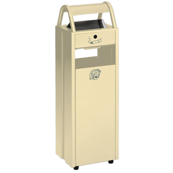 Stein HGS Kombiascher -Cubo Cristiano-, moosgrün /30 Liter/300 mm, 16974
