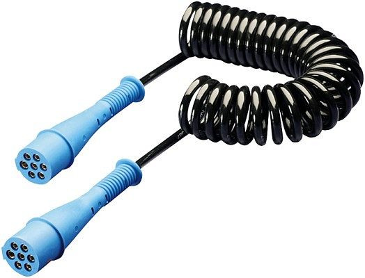 HELLA Elektrowendel - 7-polig - 24V - blau - Kunststoff, 8KA 004 797-031