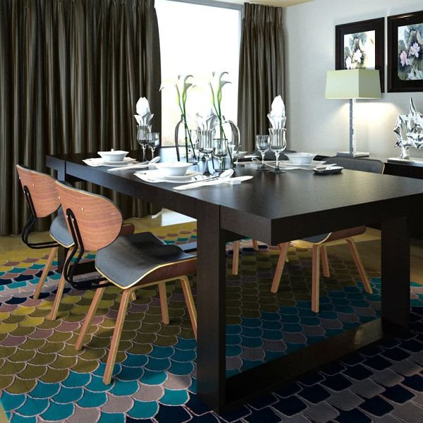 vidaXL Esszimmerstühle 4 Stück Bugholz und Kunstleder, 270550