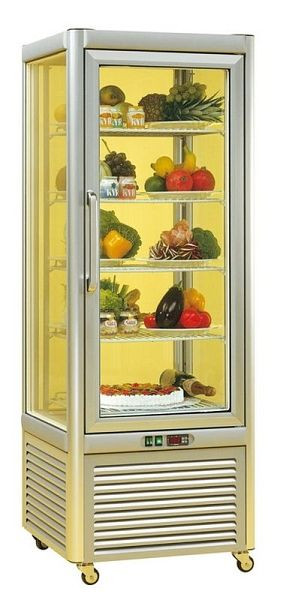 KBS Panoramavitrine Prisma 400 TN/PF (bronze) mit 5 Rosten, 23201421