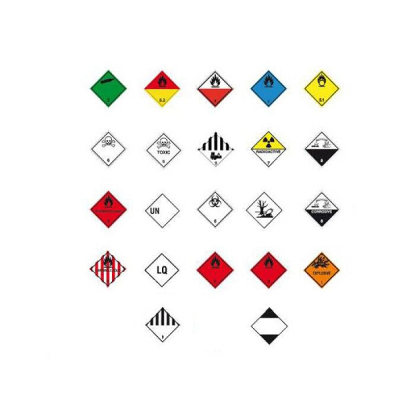 Stein HGS Gefahrenetiketten/Verpackungskennzeichnung auf Rolle, Symbol Umweltgefährlich, schwarz-weiß, VE: 500 Stück, 31.2260-156