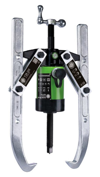 KUKKO Hydraulischer 2-armiger Abzieher mit verstellb. Spanntiefe, hydr. Hohlkolbenzylinder, bis 1.000 mm Spannweite, Spanntiefe, Y58-215