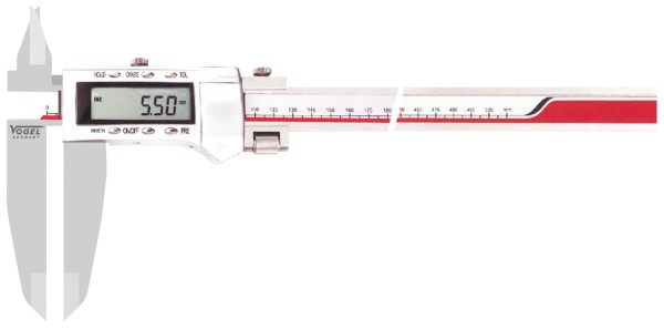 Vogel Germany Elektronischer Digital-Messschieber, 500 mm / 20 inch, 202066