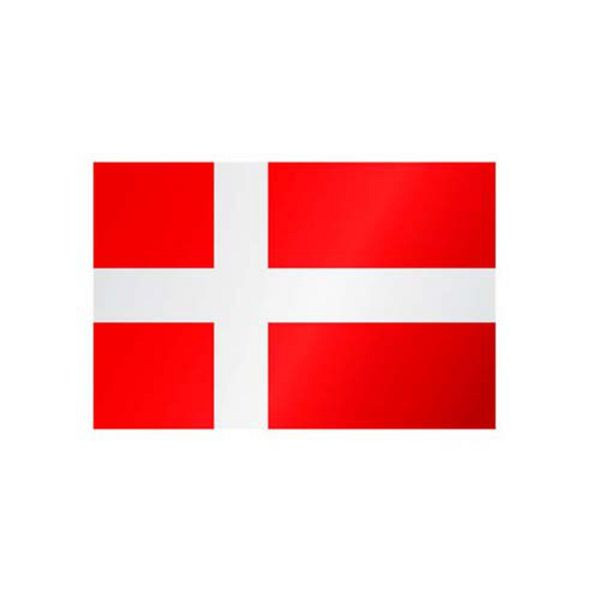 Stein HGS Länderflagge Dänemark, 120 x 200 cm (Querformat), mit Seil und Schlaufe, FlagTop 110 g/m², für Fahnenmasten 7 m, ohne Hohlsaum, 26862