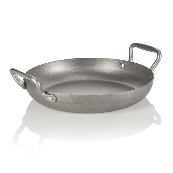 WAS Servierpfanne STEEL & STYLE HERITAGE, Ø 28,5 cm, 1,7 Liter, Höhe 5 cm, Chromnickelstahl 18/8, 2062028