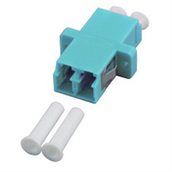 VALUE LWL-Kupplung mm OM3, LC/LC duplex, türkis, 21.99.0646