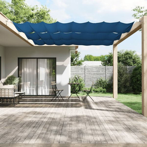 vidaXL Senkrechtmarkise Blau 180x1000 cm Oxford-Gewebe, 148470