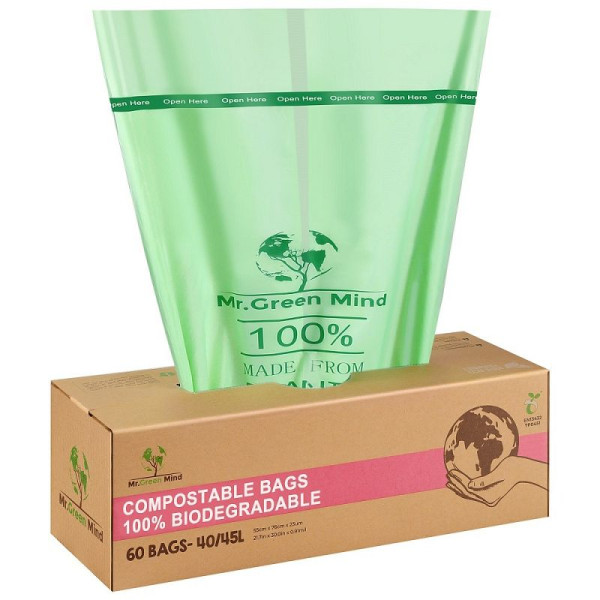 STEIN HGS Biosäcke Maismehl, 60 Stück, 40-45 Liter, 83432.0005