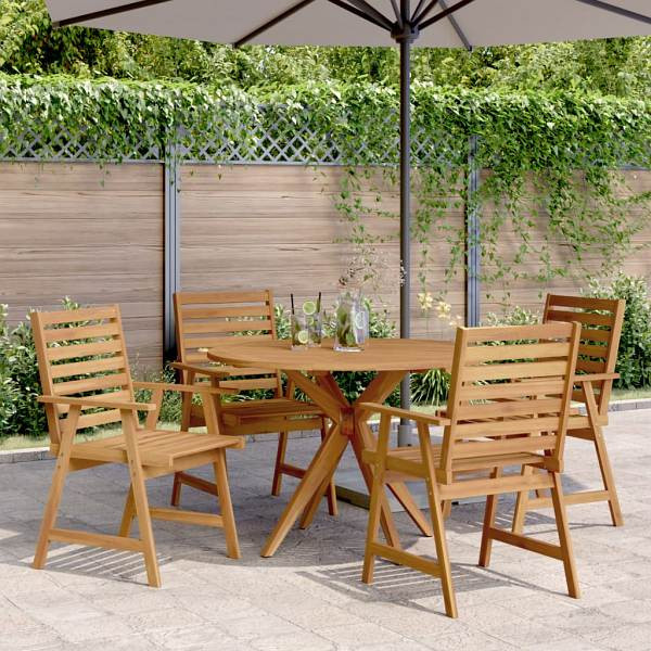 vidaXL 5-tlg. Garten-Essgruppe Massivholz Akazie, 3283566