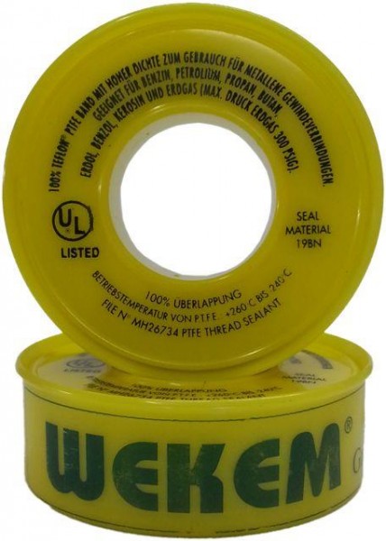 WEKEM Golden Tape Hochleistungs-PTFE Band, GT