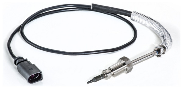 HELLA Sensor, Abgastemperatur, 2-polig, geschraubt, Kabel: 720mm, 6PT 014 494-441