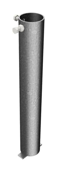 Schake Bodenhülse mit zwei Verschraubungen für Ø 48 mm Rohrpfosten, 443_44