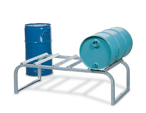 DENIOS Fassbock für 3 Fässer à 50 / 60 Liter, verzinkt, 114530