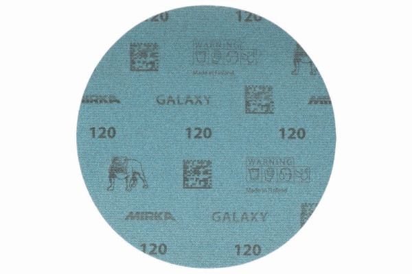 Mirka Schleifscheibe GALAXY 150mm Grip 120, VE: 100 Stück, FY62209912