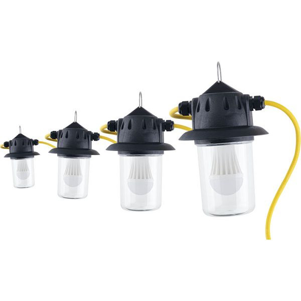 ELSPRO Kuppelleuchte PX PERFEKT, LED-Leuchtmittel, mit E27 Sockel, Ausgang: 0,5 m Leitung mit Kupplung, Spannung: 230 V, PXLA4210/5