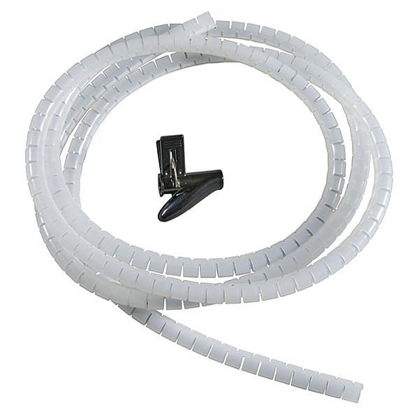 Haupa Spiralschlauch natur 8mm; 2m, mit Werkzeug, 262030