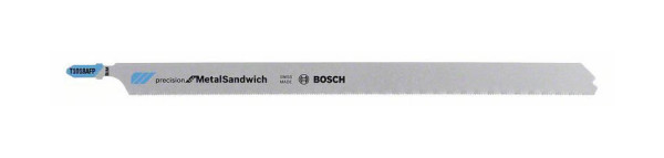 Bosch Stichsägeblatt T 1018 AFP Precision for Metal-Sandwich, 3er-Pack, VE: 5 Stück, 2608636793