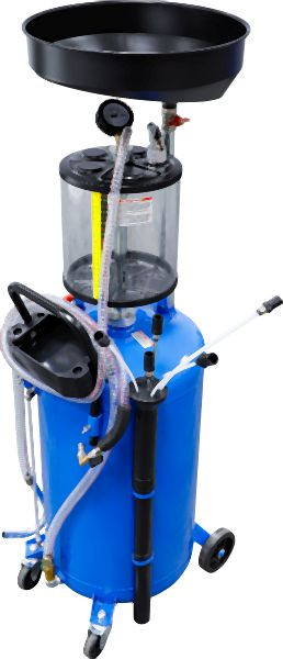 BGS Druckluft-Öl-Absauggerät mit Altöl-Aufnahmebehälter, 80 l, 7003