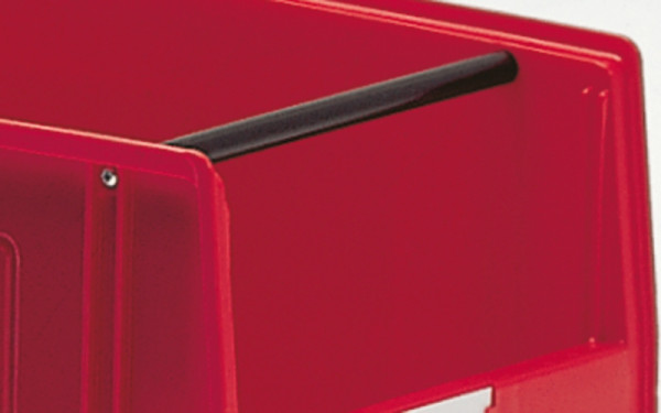 BITO Tragestange Set Ø15x278 TS2 PK PVC schwarz, 10 Stück, 15849