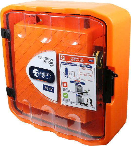 KS Tools Rettungsset für max. 36 kV, 9-teilig, 117.0121