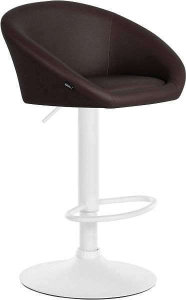 CLP Barhocker Davie Kunstleder weiß, braun, 324046